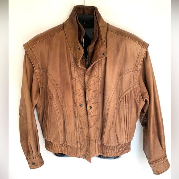 Wilsons Leather Adventure Bound Thinsulate Brown Leather Jacket Men’s Large - Picture 1 of 13